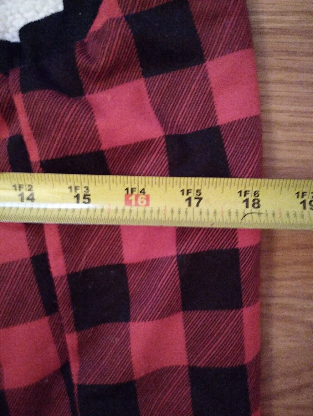 Red & Black Buffalo Check Dog Coat, Pjs By PAWZ Fleece Lined Sz M-XL